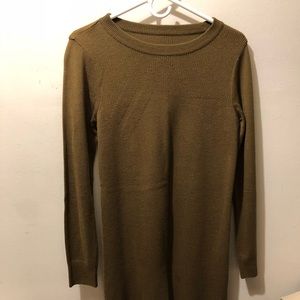 Oversized Knitted Sweater Dress